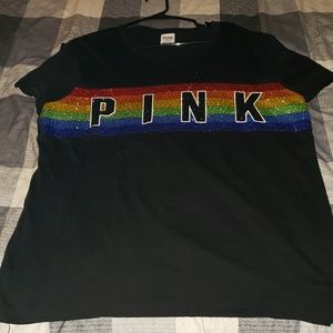 Victoria Secret Pink bling tee